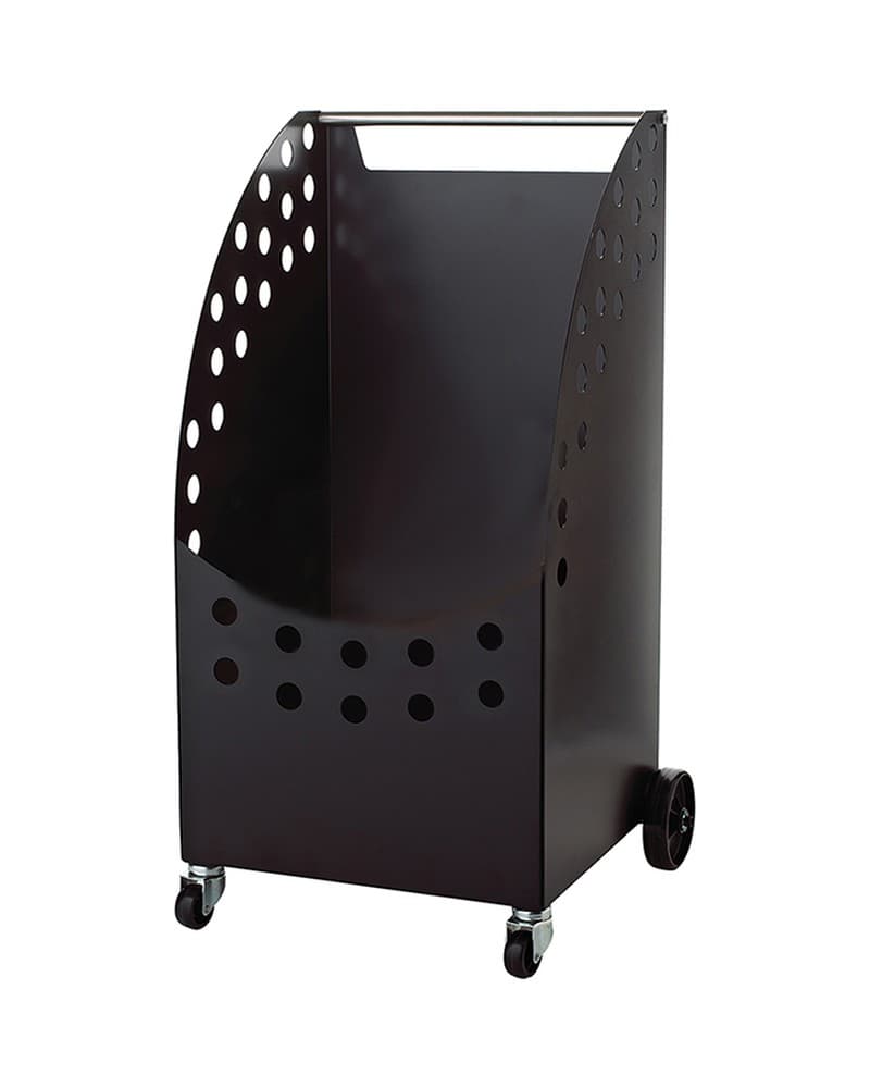 Καλάθι Ξύλων Τζακιού με Ρόδες Zogometal K50 40x43x90cm